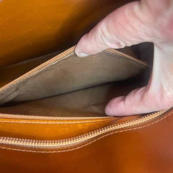 Bally Signature Leather Brown and Black Handbag Made In Italy Unbranded Dust Bag - Picture 10 of 16